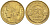 ФРАНЦИЯ 50 САНТИМОВ 1938 ТИП MORLON KM 894.1, LE FRANC 192.14 алюминиевая бронза 44-753
