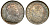 Гонконг 10 центов 1902 Эдуард VII (1901-1910) KM 13 серебро UNC 91-843