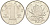 Китай 1 юань 2007 цветок KM 1212 сталь плакированная никелем 4364-3054