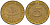 ФРГ 5 ПФЕННИГОВ 1950 J KM 107, J.382 сталь плакированная латунью 4547-1158
