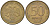Россия 50 рублей 1993 ЛМД KM 329.1 алюминиевая бронза 4513-416