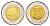 Панама 1 бальбоа 2011 год-тип KM 141 биметалл UNC 4650-436