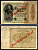 Германия 1000000000 марок 1923 красная диагональная, двухсторонняя надпечатка на 1000 марок 1922, бумага белая, водяной знак 1001 Pick 113 a (2) бумага 8589-52-1-1