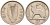 Ирландия 3 пенса 1961 заяц KM 12a медно-никель 92-232