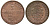 Саксония 5 пфеннигов 1864 B, Иоганн (1854-1873) KM 1218 медь 4681-1222
