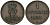 Ганновер 1 пфенниг 1851 B, Эрнст Август (1837-1851) KM 201.1, AKS 129, J. 74 медь 4608-1112