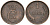 Дания 1 эре 1883 Кристиан IX (1873-1906), дельфин KM 792 бронза 4585-747