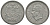 Монако 1 франк 1943 Луи II (1922-1949) KM 120 алюминий 113-824