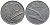 ИТАЛИЯ 10 ЛИР 1955 R, КОЛОСЬЯ, ПЛУГ KM 93 алюминий 83-1832