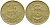 КОСТА-РИКА 25 КОЛОН 2003 B.C.C.R. KM 229а латунь 54-2144