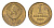 СССР 1 копейка 1980 Y 126a латунь aUNC 4684-463