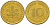 ФРГ 10 ПФЕННИГОВ 1987 J KM 108, J.383 сталь плакированная латунью 3718-834