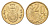 ЮАР 20 центов 2003 герб, цветок протея KM 327 сталь плакированная бронзой UNC 4687-551