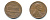 США 1 ЦЕНТ 1972 D, ЛИНКОЛЬН KM 201 медь цинк 86-213