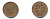 ФРГ 2 пфеннига 1977 D KM 106a, J. 381a сталь плакированная медью 4379-313