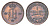 Швеция 1/3 скиллинга банко 1844 Оскар I (1844-1859) KM 657 медь 603-733