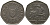 Кипр 50 центов 1993 похищение Европы KM 66 медно-никель 4402-623