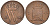 Нидерланды 1 цент 1830 Виллем I (1815-1840), редкая KM 47 медь 1528-411