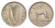 Ирландия 6 пенсов 1964 собака, ирландский волкодав KM 13a медно-никель aUNC 4655-465