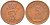 Дания 5 эре 1963 C; S, Фредерик IX (1947-1972) KM 848.1 бронза UNC 106-213