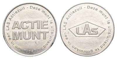 Нидерланды жетон Actie Munt ND диаметр 25 мм, вес 1,9 гр алюминий UNC 4637-352