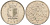 Мальта 25 центов 1991 шиповник вечнозелёный KM 97 медно-никель 181-614