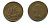 Великобритания 1/2 пенни 1967 Елизавета II (1952-2022) KM 896, Spink 4158 бронза 41-916