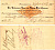 США чек на 33 долларов 1899 Филадельфия бумага 3295-34-2-1